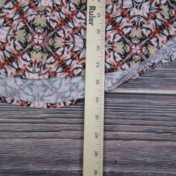 Liverpool NEW NWT XS Red Sleeveless Button Up Shirt - Picture 6 of 8